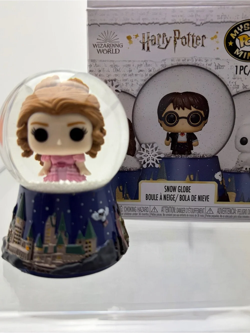 Funko Mystery Minis Harry Potter Snow Globe Hermione Granger Yule Ball Figure
